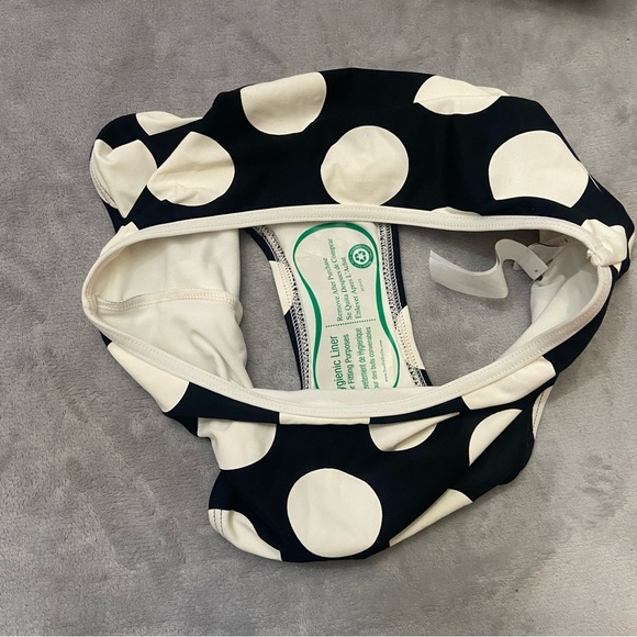 New! SET Kate Spade Kate Spade Drawstring Front Bikini Large Dots 4979 - Picture 9 of 12